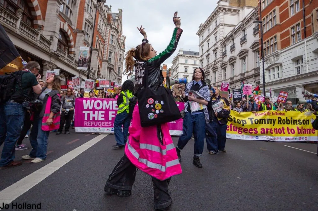 Stand Up To Racism anti-fascist counter-protest