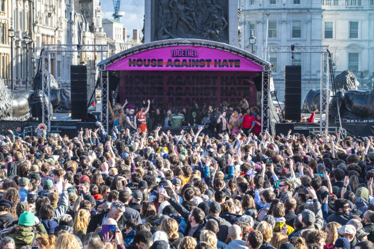 concert at Together alliance demonstration