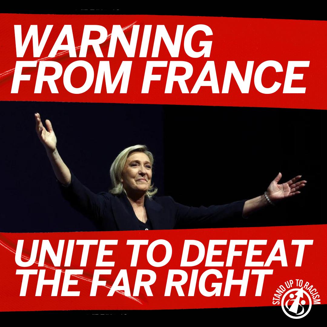 PRESS RELEASE: As fascists win round one of French election, anti ...